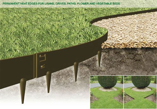 Home Everedge, Flexible Steel Landscape Edging